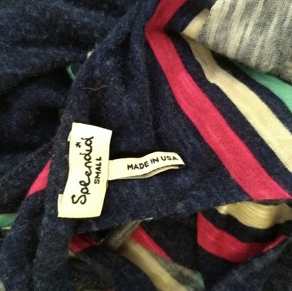 {Splendid} Stripe Twist Back Tank-Small - Picture 2 of 6